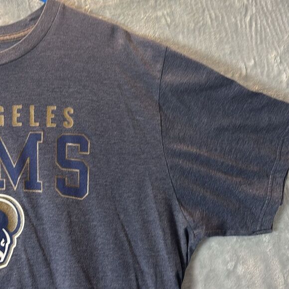 NFL Los Angeles Rams Football soft Blue Short Sleeve TShirt Size XL - Picture 6 of 6